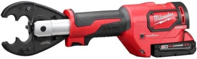 Milwaukee 2678-22O M18 Force Logic 6-ton utility crimping kit with D3 grooves and fixed O die for compression connectors and lugs.